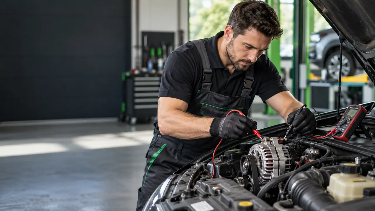 Alternator Repair workshop illustration